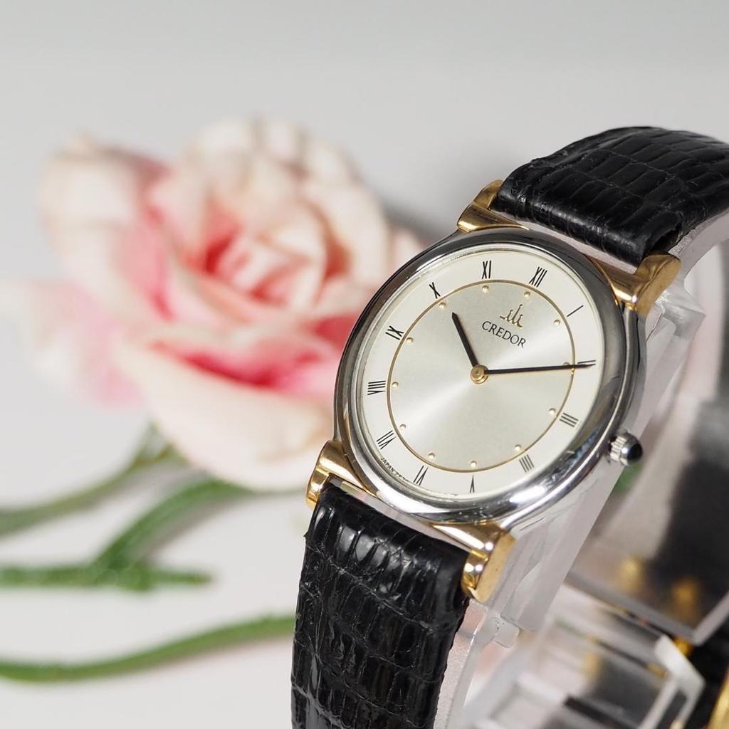 [USED] Credor Seiko K18 watch 824