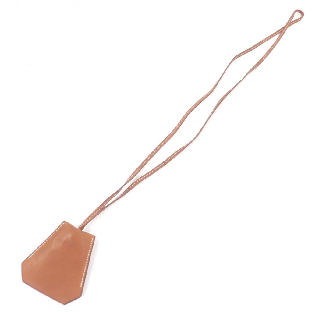 Very Good HERMES Necklace Margiela-era Clochette gold leather mens Used