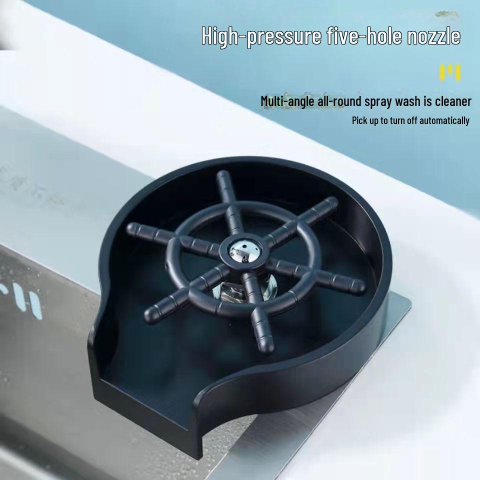 High-Pressure Sink Cup Washer for Automatic Cleaning in Cafés and Bars