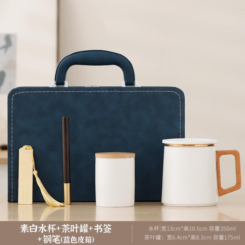 Guochao Jiangshan Ceramic Tea Separation Tea Cup Personal Office Tea Ceremony Cup High-End Gift Box Water Cup