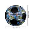 Erling Haaland Indoor Soccer Ball Colorful Machine Stitched PVC Size 5 Team Training Competition Ready Durable High-Bounce Cool Sports Gift