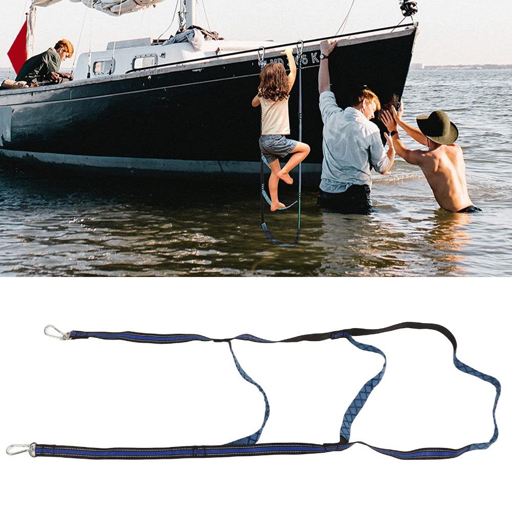 Foldable Boarding Steps 3 Step/4 Step/5 Step Boat Ladder Rope Marine Boat Rope Ladder  Boarding Use