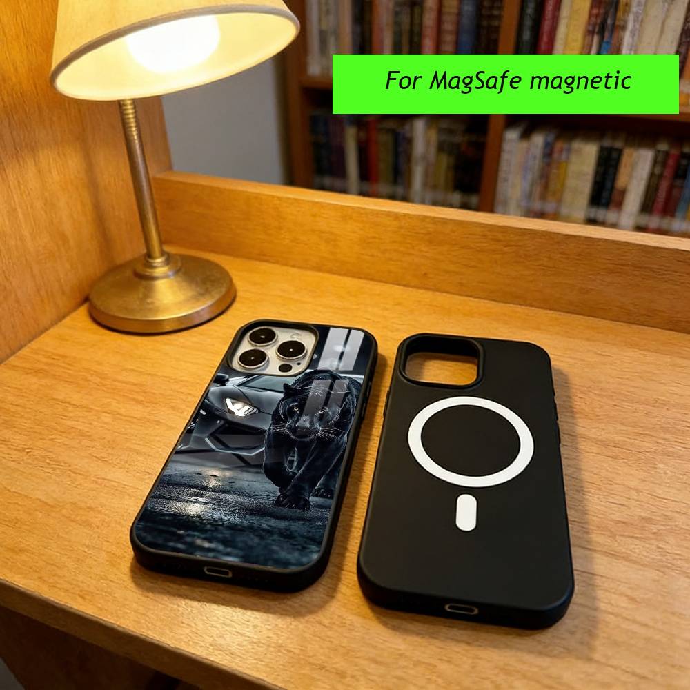Animals and sports cars  Phone Case For iPhone17,16,15,14,13,12,11 Plus,Pro Magnetic with Magsafe Wireless Charging