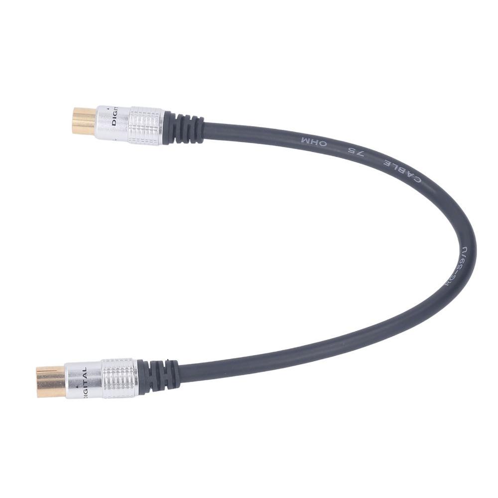 Gold Plating Joints Coaxial Cable Male To Female TV Signal Wire TV Wire RG59U Cable  Digital TV