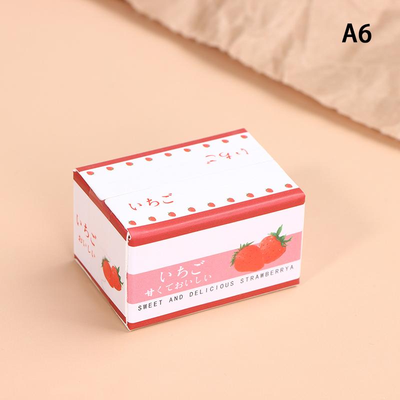 1/12 Dollhouse Paper Boxes Model Simulation Mini Supermarket Fruit Cardboard Boxes Dollhouse Supermarket Scene Decor Accessories