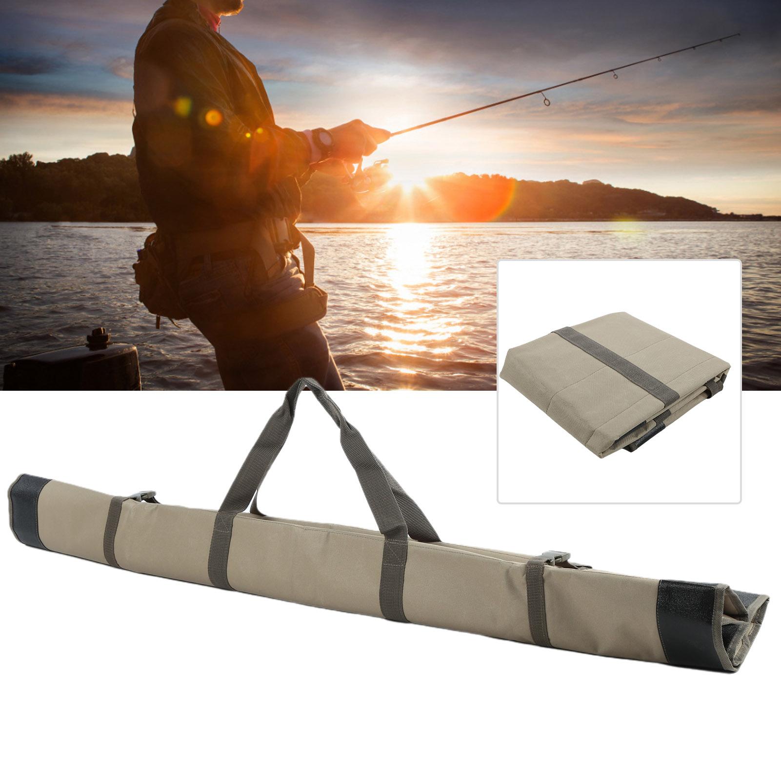 

1. Fishing Pole Storage Bag Foldable Rod Carry Case Portable Fishing Rod