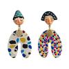 Top Sale Fashion Colourful Dangle Earrings for Women Accessories Stud Earring Pendientes New In Resin Earings