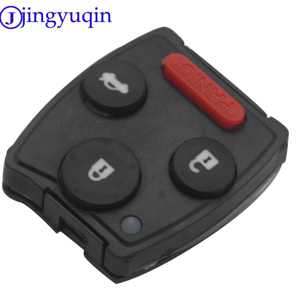 Jingyuqin With Buttons Pad Keyless Entry Remote Car Key Fob For Honda Accord 2003 2004 2005 2006 2007