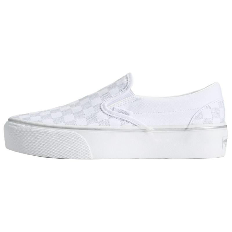 

Vans CLASSIC SLIP ON Support Skateboard Shoes Unisex White Sneakers VN000EA9SLV 39 белый