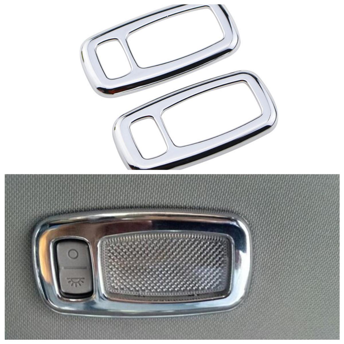 

Накладка на плафон салонного освещения для Kia Sportage SL 3 R 2011 - 2015 Sportage3 SportageR 2 шт./компл. АБС-хром Декорация солнцезащитного козырька серебряный