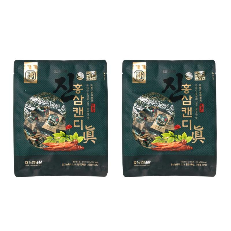 

Hansamin Красный женьшень леденцы Джин 200г (3 варианта) #200g x 2PCS