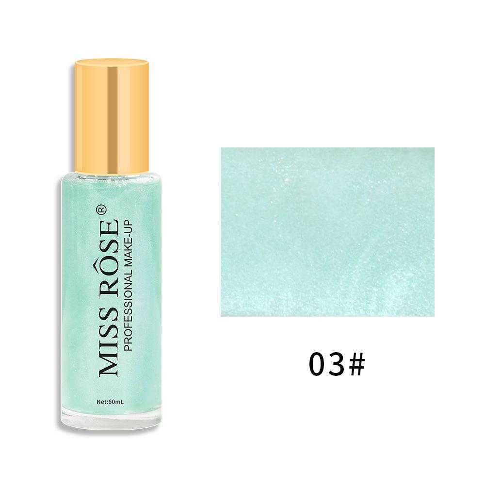 

MISS ROSE 60 мл/шт. Exquisite Girl Body Shimmer Mist Body Brightening Glitter Spray Nourishing Skin Liquid Body Mist 03#