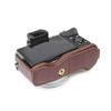 kinokoo OLYMPUS E-M10 Mark IV Half Case, Genuine Leather (Coffee)