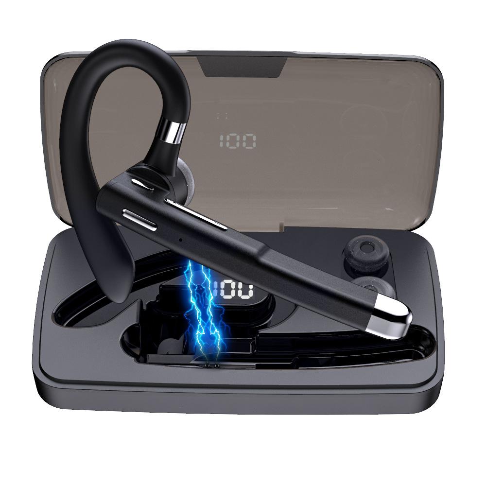 YYK-520 Business Bluetooth Headset with Rotating Charging Case, V8 V9 Upgrade, Version 5.0