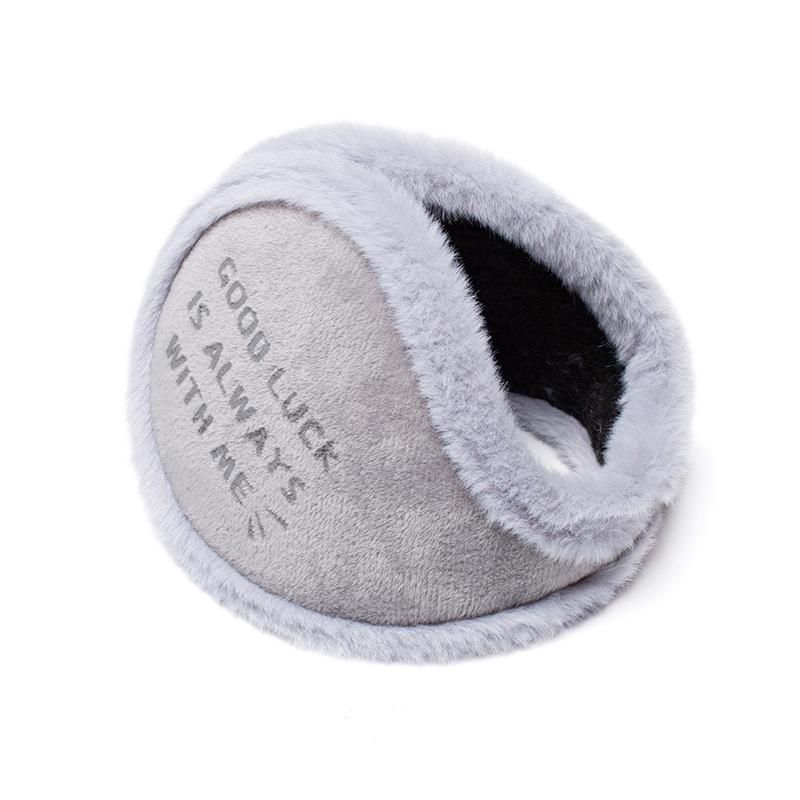 Men s Fashionable Plush Winter Ear Muffs - Thickened, Printed, Cycling Ear Warmers