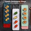 Mehrfarbige Restaurantplatte Rechteckige Form Flache Platte Kreative Dessertplatte Sushi Servieren