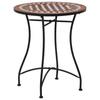 Day and Night - Day and Night Brown Ceramic Mosaic Bistro Table 60 Cm