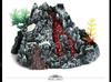 Volcano Eruption Simulation Toy with Sound, Light, and Dinosaur Ornaments - Cognitive Gift for Boys
