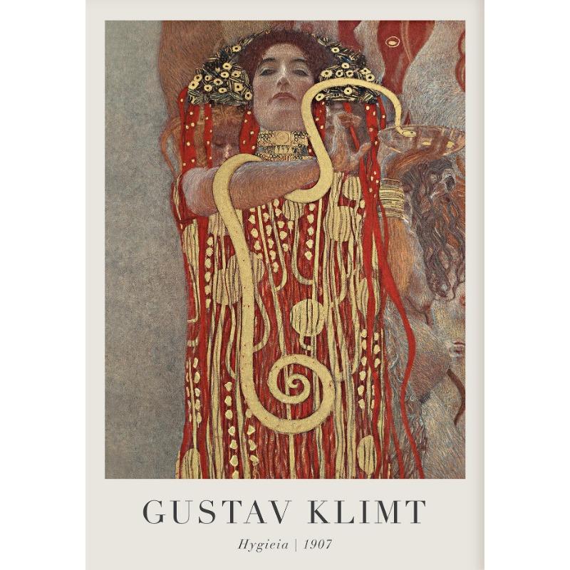 Gustav Klimt Abstract Exhibition Artwork Landscape Poster and Prints Canvas Printing Wall Art Picture for Living Room Home Decor