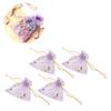100pcs Drawstring Closure Organza Drawstring Bags Sheer Organza Jewelry Candy Bags  Wedding Party