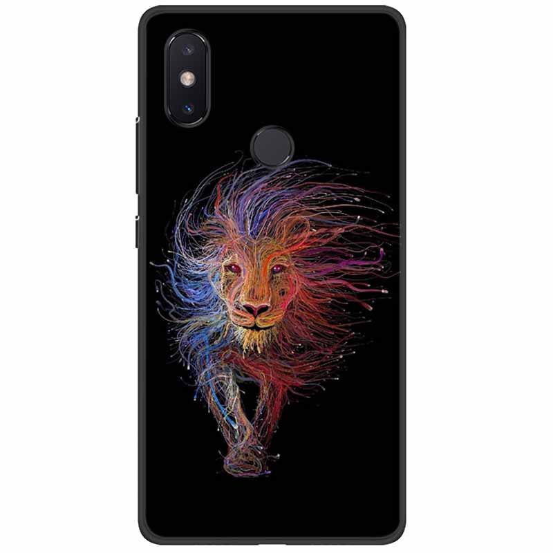 Case For Xiaomi Mi Max 3 Cover Mix3 Mix2s Sofft Silicone TPU Cat Lion Back Cases For Xiaomi Mi Mix 2s Cases 2 Max3 Max2 Fundas