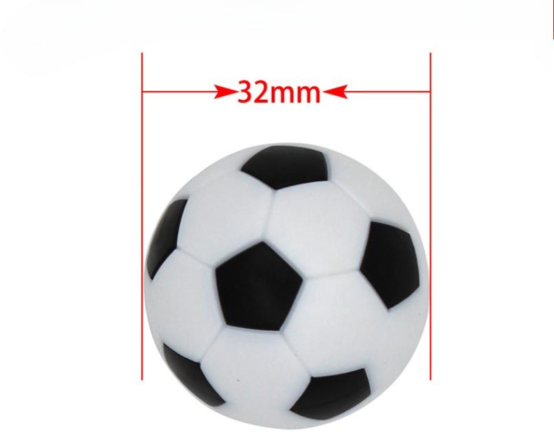 1Pc 28/32/36mmTable Soccer Balls Replacement Football Game Mini Resin Tabletop Soccer Black And White Balls Indoor Party Board