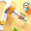 Plastic Cup Children's Cartoon Water Cup With Tea Partition, Portable Drinking Cup, Large Capacity Sports Cup