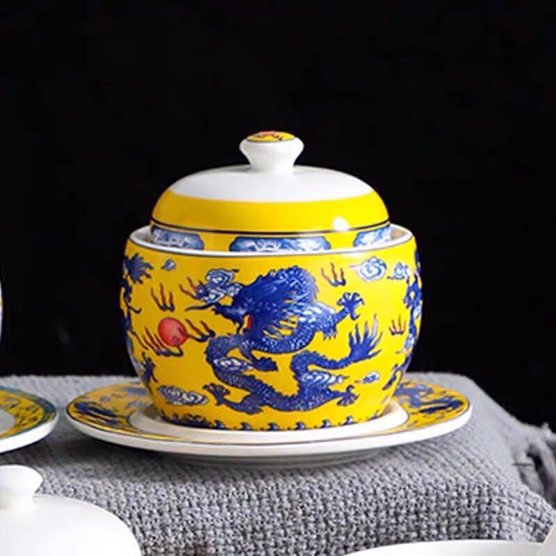 Ru Han Ceramic Stew Pot with Lid