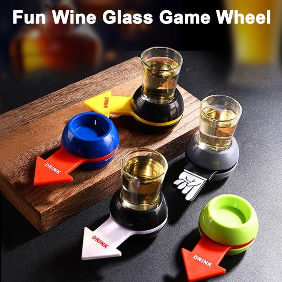 Penalty Spin Wheel Drinking Game Toy, Fun Adults Pointer Rotating Drinking Game for Bar, KTV, Family Game Night, Parties, Picnics, Camping, Gatherings