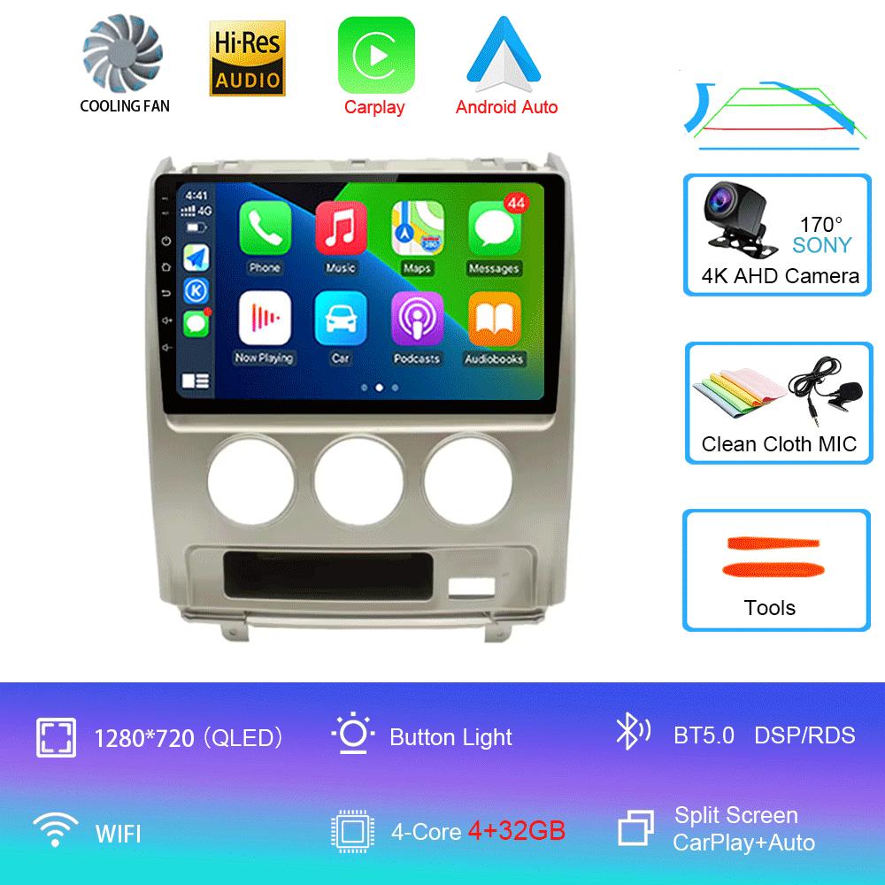 Android 14 For Mitsubishi Delica D5 2007 - 2009 RHD Auto Radio Stereo Head Unit Lettore Multimediale Navigazione GPS No 2din DVD
