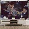 Star Universe Cat Tapestry Wall Hanging Bohemian Psychedelic Witchcraft Bedroom Living Room Home Decor