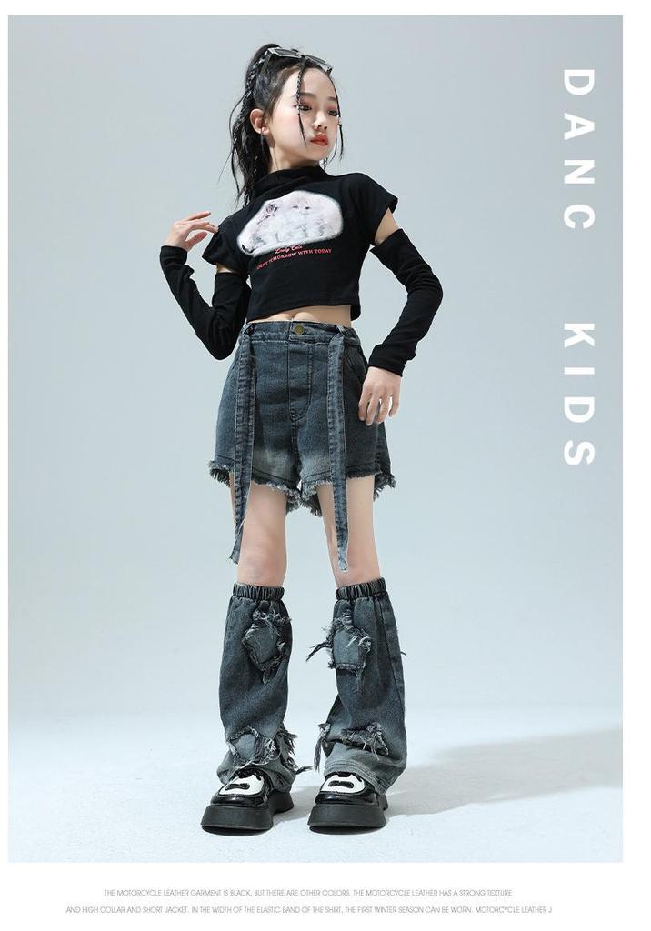 Girls' Trendy Hip Hop Jazz Dance Costumes - Sweet & Cool Street Performance Outfits
