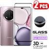 [ Pacote de 2 ] Protetor de Tela Curvo 3D Vidro Temperado 3D Completo para HUAWEI Honor Magic7 Lite Magic6 Lite Magic 6 7 lite 7lite 6lite 5G X9C