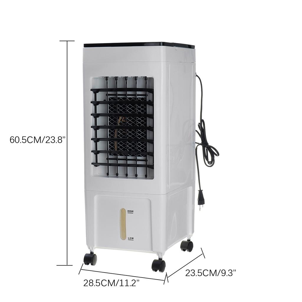 

220 В 50 Гц Вентилятор кондиционера Вентилятор-кулер Увлажнитель льда Мощное охлаждение Кондиционер Ветер Лето Чиллер Прохладный + 4 шт. Ледяной кристалл