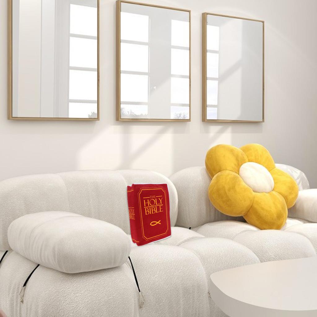 Pillow Soft Book Shape Cushion Decorative Throw Pillow Small Comfortable Bible Book Decor Small