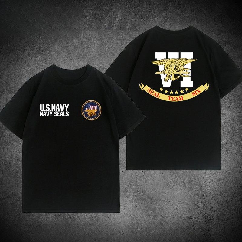 American Navy Seals Themed Tshirt for Military Enthusiasts Style Highquality Unisexs Clothing Women Summer T Shirt