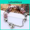 Silver Plated Crystal Bead Jewelry For Women Party And Daily Wear