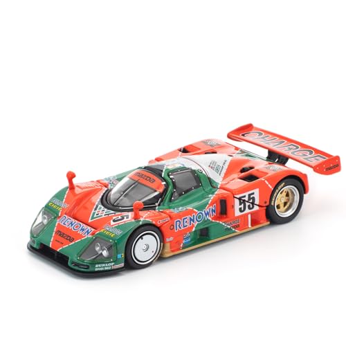 Genesis Company POP RACE 1/64 Scale Mazda 787B 1991 Le Mans 24 Hours Winner, Finished Model, PR640301