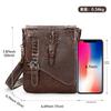 Casual Men's Genuine Leather Foreign Trade Bag Crocodile Pattern Small Shoulder Multifunctional Belt Wearing Mobile Waist