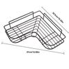 Stainless Steel Triangle Rack For Kitchen Bathroom Storage Rack Thickened Love Corner Rack Storage Rack Durable