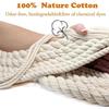 Handmade Macrame Cord Boho Decor 1/2/3/4/5/6mm Beige Cotton Cord Rope Twisted String DIY Home Wedding Decoration Supply