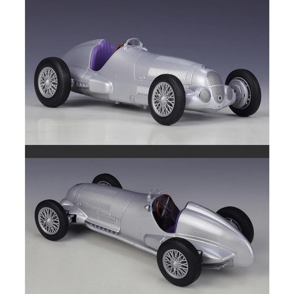 Welly 1/24 1937 Mercedes Benz W125 Alloy Scale Car Model Diecast Metal Static Collection Children Toy Car Vehicles Gifts
