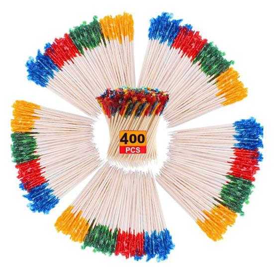 Бамбукові зубочистки для закусок Натуральні безсколкові зубочистки для вечірок для коктейльних напоїв Фрукти Сендвічі Аксесуари для дошки для закусок