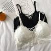 Korean Lace Front Strapless Tube Top Bra - Sexy, Wireless, and Supportive for Students