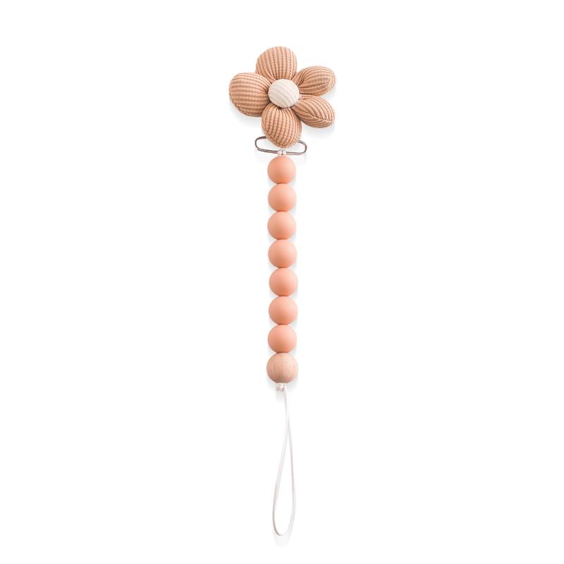 Wooden Personalized Baby Pacifier Chain Bpa Free Crochet Bunny Pacifier Clip Newborn Nipple Holder Teething Baby Accessory Gifts
