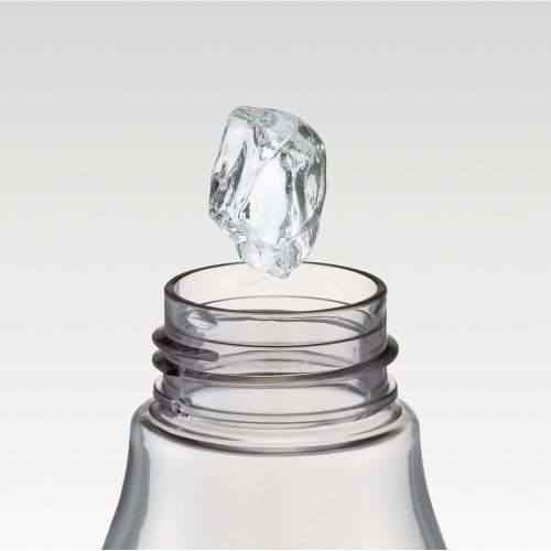 Skater PTY8-A 750ml See-Through Gray Plastic Water Bottle with Tea Strainer, Lightweight and Direct Drinking, for Adults