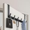 Punch-Free Aluminum 6-Hook Door & Wall Hanger