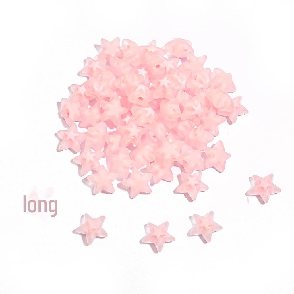 Frosted Acrylic Round Beads for DIY Jewelry and Beading Accessories