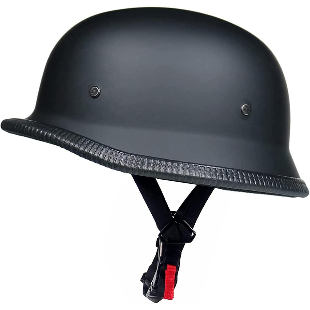 German Style Motorcycle Half Helmet Open Face Adult Men Women Approved Retro Helmet