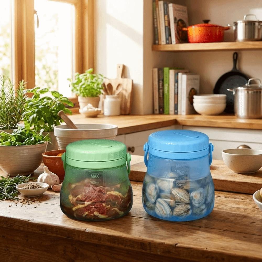 Leak-Proof Fresh Keeping Bucket 800/1200/1500ml Cold Drink Ice Bucket  Refrigerator